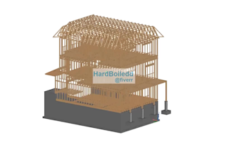 design steel, concrete and wood structures, framing plan