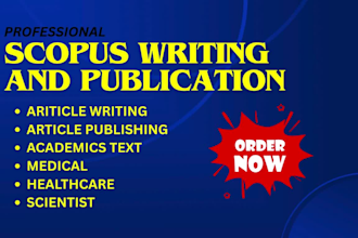 publish write academic,medical,education,scientist scopus indexed journal