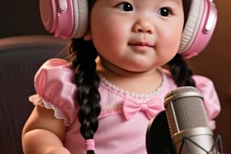 make viral ai baby talking video ai baby podcasts