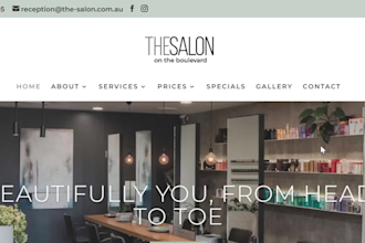 create beauty website, skincare, salon or redesign for you