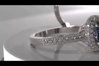 do rotating jewelry animation, realistic jewelry rendering, 3d ring, 3d necklace