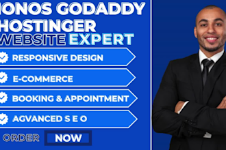 hostinger website design ionos showit duda odoo godaddy squarespace wordpress