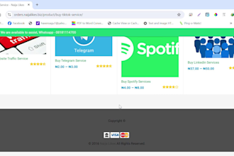 design and configure wordpress website
