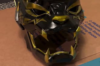 sculpt 3d cosplay model 3d armor 3d weapon 3d mask, gun model for 3d printing