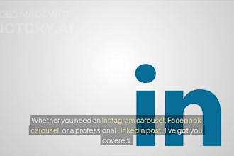 design attractive social media post carousel facebook instagram post linkedin