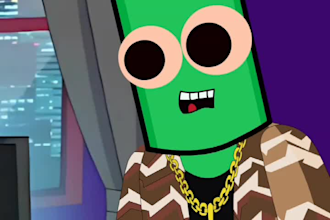 do 2d memecoin animation 2d crypto animation 2d meme video 2d animated video