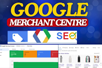 set up and optimize google merchant center and shopping ads campaign