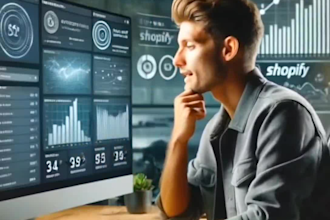 make a  shopify store for your business with domain free
