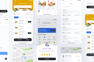 develop a food delivery app, restaurant app, and grocery delivery app