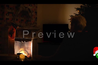 make christmas goose greeting video, intro