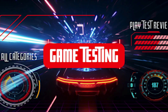 provide professional game testing and review services