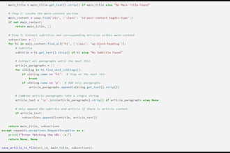accurate web and PDF data scraping with clean structured results