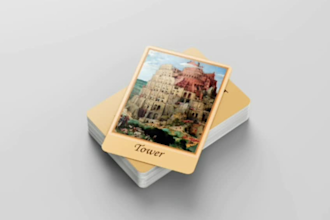 design a creative and beautiful playing or tarot cards