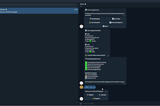create your complete telegram bot coding API automation shop game and more