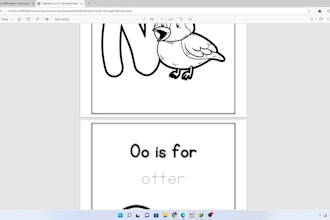 create a bold and easy coloring book KDP color book pages animal alphabet adults