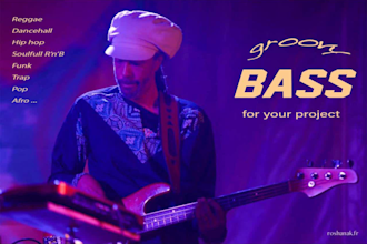 be your session bassman for your reggae, soulfull track
