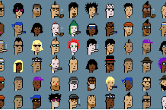 design cryptopunk style nft art character collection that sells