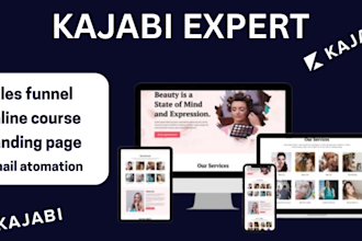 kajabi website design kajabi website redesign sales funnel thinkific podia