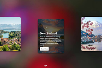 create 3d cards for your website