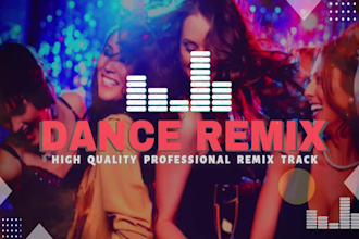 create dance dj remix for your song