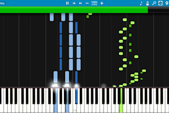 transcribe piano midi sheet tutorial for any song