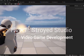 prototype multiplayer video game for unreal engine 5 cross platform PC mobile
