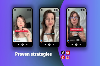 consult and provide a tailored social media growth strategy