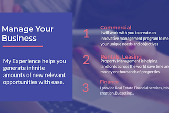 do real estate services and property management