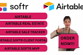 airtable real estate, airtable sales tracker, softr cilent portal, softr mvp
