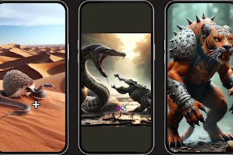 do viral hybrid reels, animal fusion, ai fusion videos for tiktok instagram reel