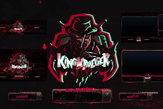 design animated logo and graphics for your streaming channel