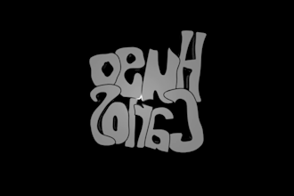 make your 2d logo to 3d loop animated it