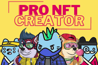 create and generate nft arts for opensea