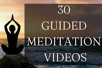 provide premade guided meditation videos, meditation videos