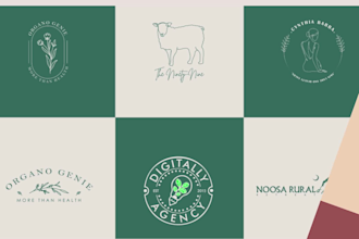 design minimalist line art signature  hand drawn botanical logo