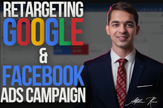 create google ads facebook ads retarget marketing campaigns