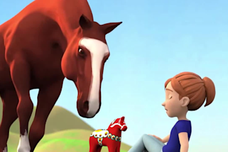 make 4k HQ 3d character, cartoon animation for you, music video