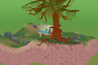 create low poly game assets
