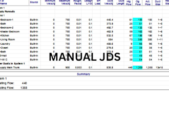 do hvac acca manual j, d and s design and calculations