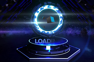 create gaming and tech youtube intro and outro promo video