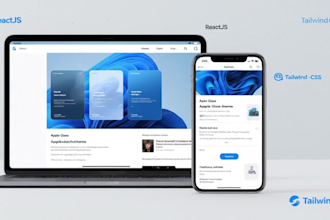 develop responsive react landing page with SEO optimization