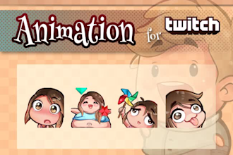 create your twitch cheermotes, animated emotes, overlays, alerts