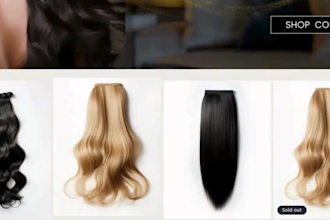 design hair extension shopify store hair extension shopify website hair website