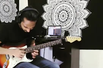 record professional electric guitars on your project