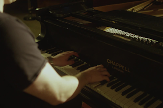 craft a keyboards solo or backing track