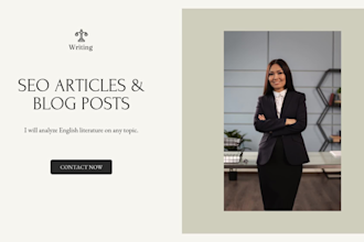 do write expert linguistic articles, literary analyses, and english literature