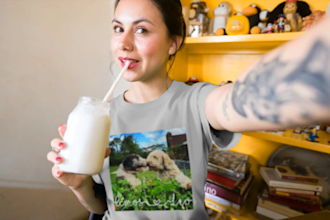 do photo and video shirt mockups within 48 hours