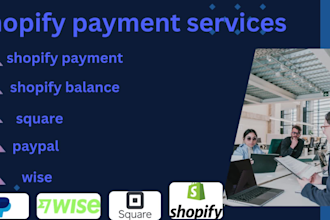 create verified shopify payment gateway and wise paypal
