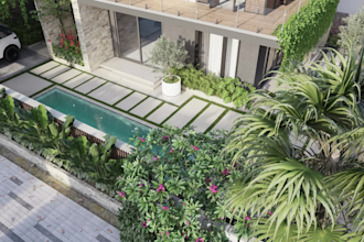 landscape design, garden design, backyard, swimming pool and 3d images