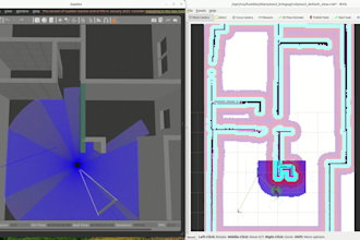 develop an autonomous navigation robot using ros